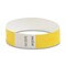 Sicurix Security Wristbands, 0.75" x 10", Yellow, 100PK 85070 - alternate 1